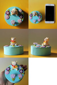 【ちりめん細工館】一越ちりめん季節の飾り箱/夏