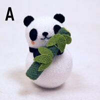 【ちりめん細工館】コロコロパンダシリーズ