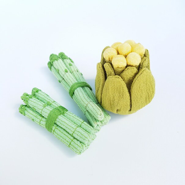 ままごと 食材 [お細工シリーズ 野菜シリーズ5(540円)] ちりめん細工 おままごと ちりめん雑貨 ちりめ..