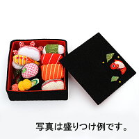 【お細工シリーズ】ちりめん細工寿司箱中
