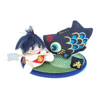 【端午シリーズ】金太郎と登鯉の置き飾り