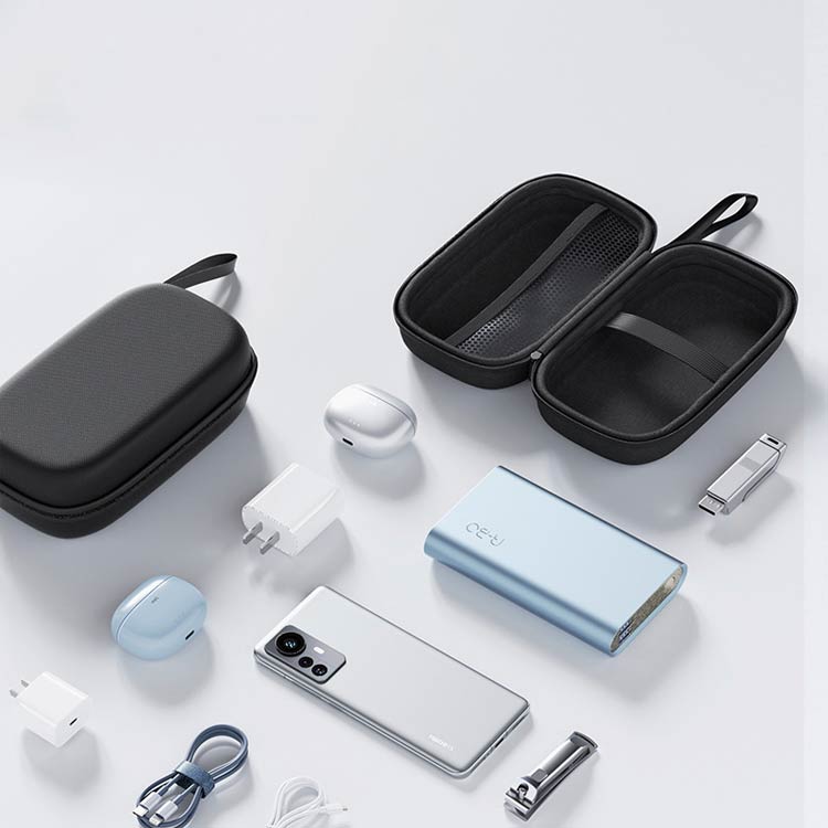 PCアクセサリー PC周辺機器 小物ケース トラベル 出張 小さめ ガジェットケース 旅行ポーチ 収納ケース ストラップ付き ハードケース 充電器収納ケース 旅行 トラベルポーチ かわいい 小物入れ ガジェットケース ガジェットポーチ コンパクト chiropractic-10022025 アレコレライフ サンプル画像3