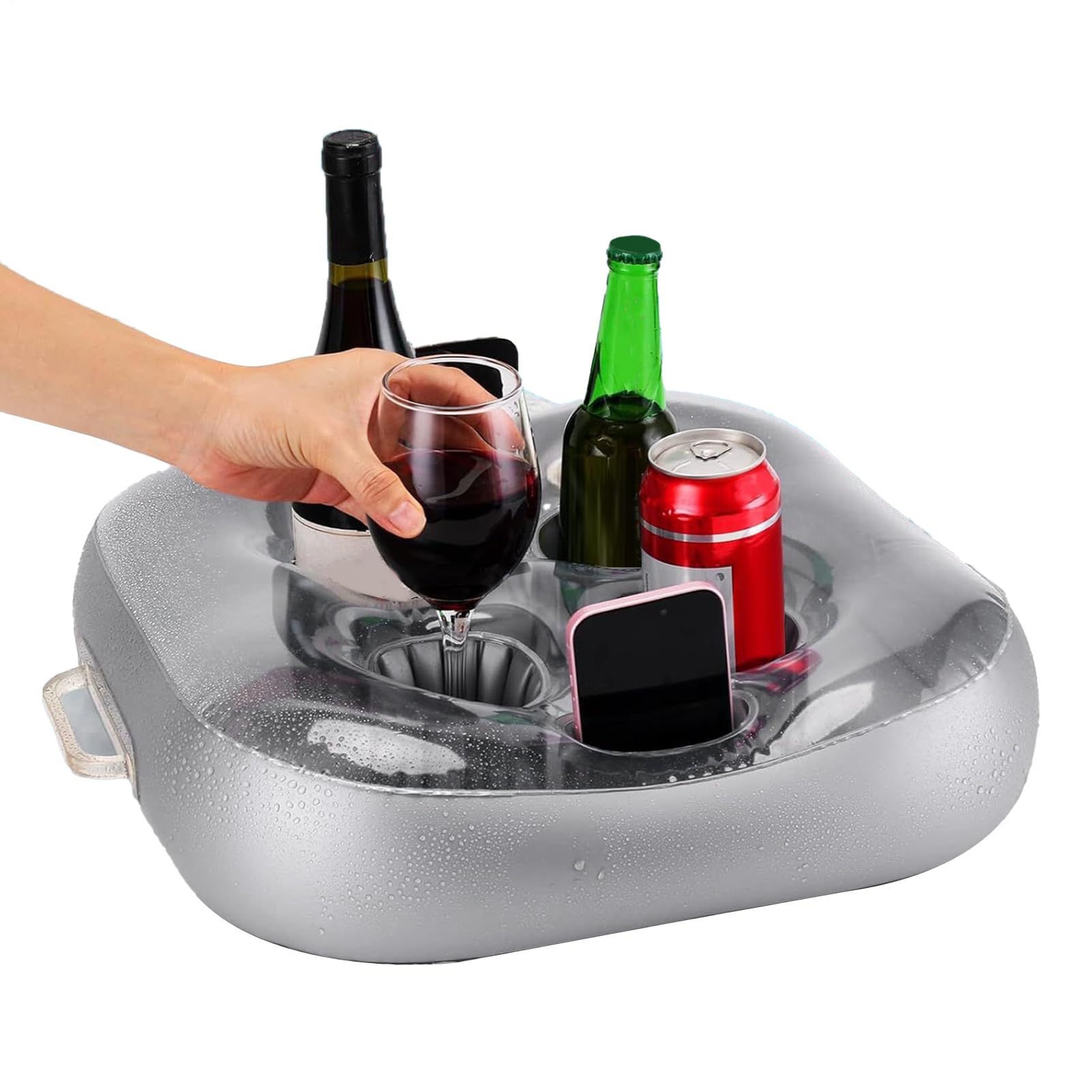 フローティングドリンクホルダー,水泳プ