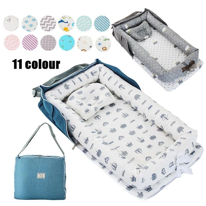 送料無料 ベッドインベッド ベビーベッド 折りたたみベッド 新生児ベッド 添い寝ベッド 寝返り防止 オ..