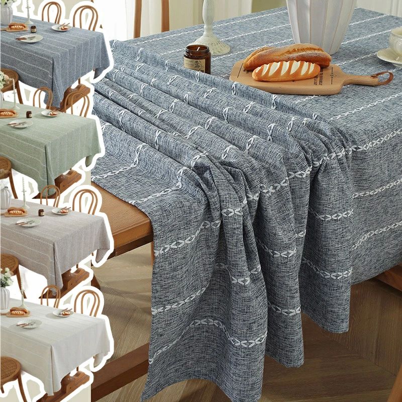 Rakuten - 上品 滑らない 食卓用品 ずれない 生成り リビング おしゃれ テーブルマット 家庭用 送料無料 新居祝い 家庭用 プレミアム感 キッチン用品 ダイニング 汚れ防止 長方形 シワになりにくい 綿麻 防カビ 拭ける 清潔 厚手 テーブルクロス 北欧 滑りにくい 大判 楽天海外通販