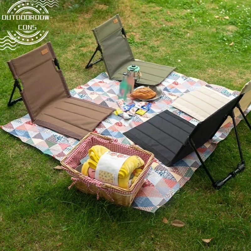 アウトドア 草地椅子 リクライニングチェア キャンプ 軽量 折りたたみ アウトドアチェア ビーチ 公園 ..