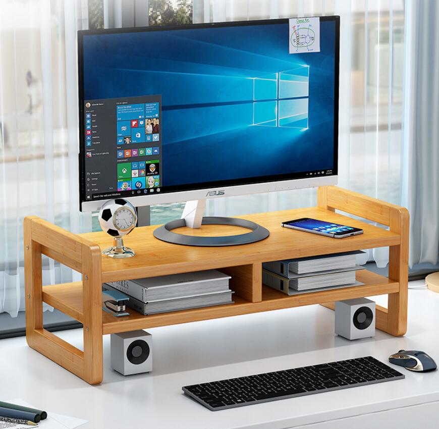 ノートパソコン収納 ラック 液晶モニター台 机上台 作業台 キーボード収納 PCラッ...