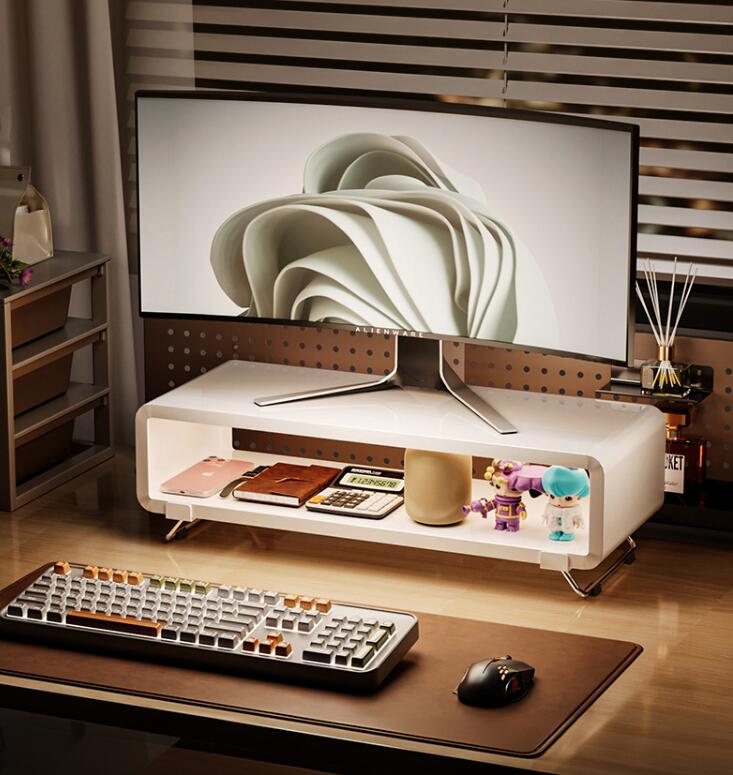 キーボード収納 【送料無料】モニター台 モニタースタンド デスク収納 デスク上 PC...