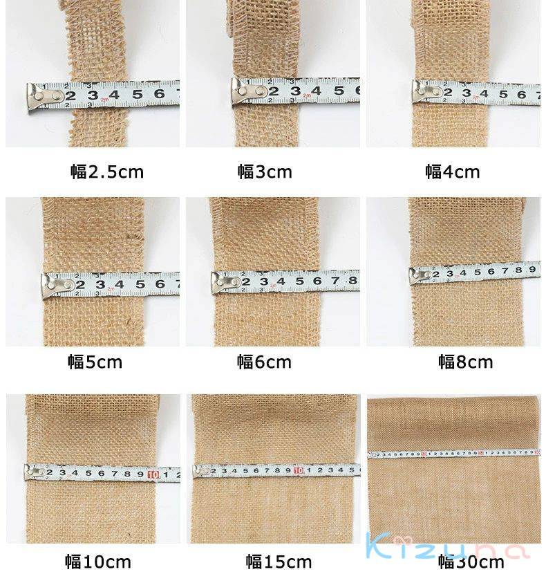DIY 装飾 クラフト パッキング 結婚式 手芸用 リボンロー リネン 雑貨 DIY パーテ...