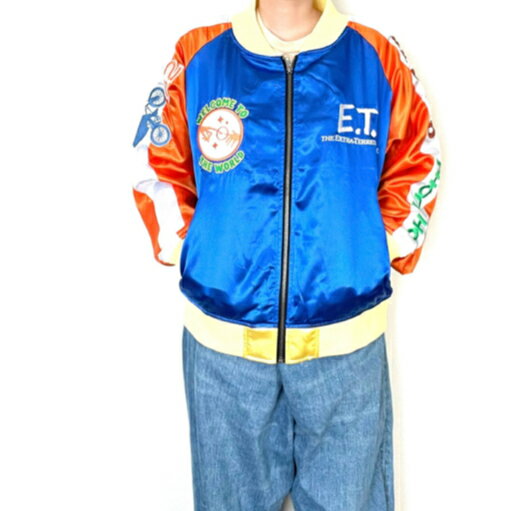 【即納】【E.T. 】スカジャン キラキラバイセコー