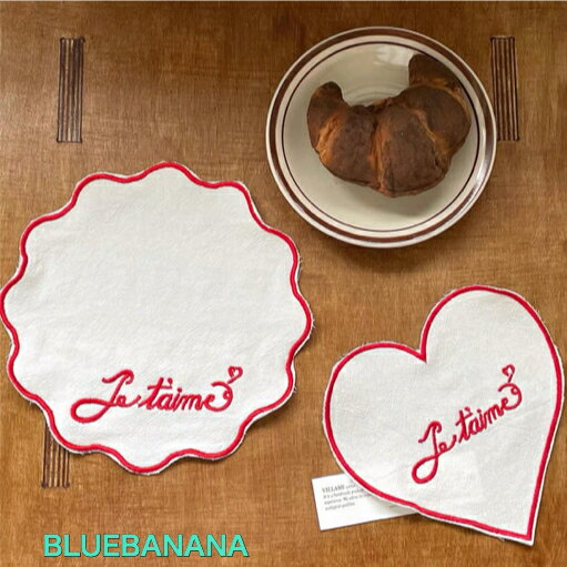 【納期要確認】ロゴ刺繍コースター 韓国雑貨 韓国インテリア 韓国アクセサリー