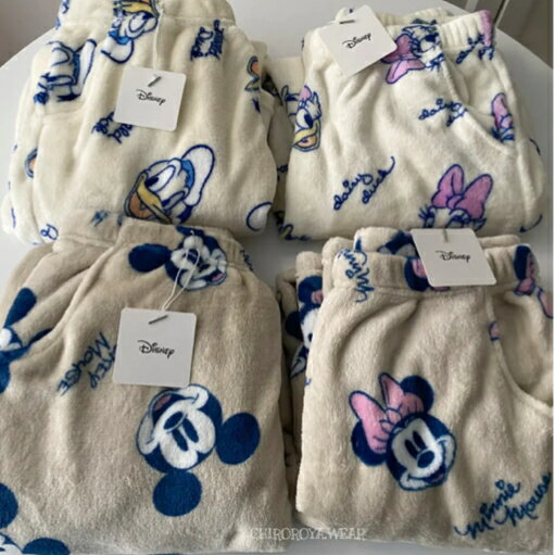 【5-14日ほどで発送】4キャラクターフリースパンツ ルームウェア ルームパンツ