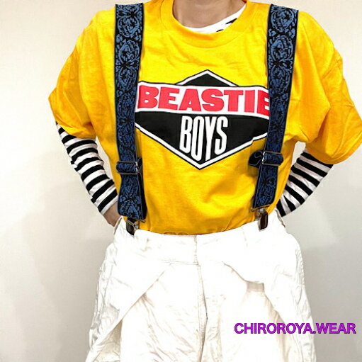 【即納】ビースティー・ボーイズ【BEASTIE BOYS】LOGO GOLD TEE Tシャツ ユニセックス　アーティストTシャツ