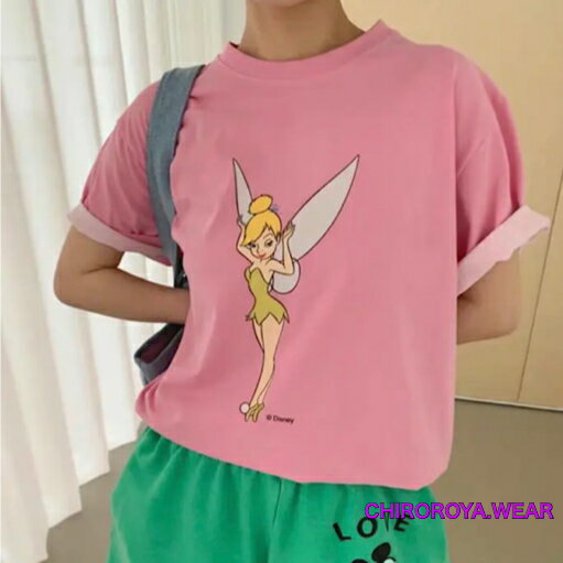 Rakuten - 【20-30日ほどで発送】ティンカーベルTシャツ 3color ディズニー
