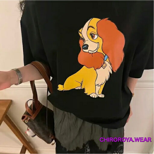 Rakuten - 【14-20日ほどで発送】わんわん物語レディTシャツ 3color ディズニー　わんわん物語