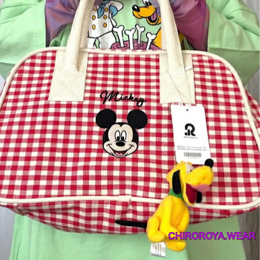Rakuten - 【20-30日ほどで発送】ミッキー×ボストンBAG 5カラー ミッキー　ディズニー