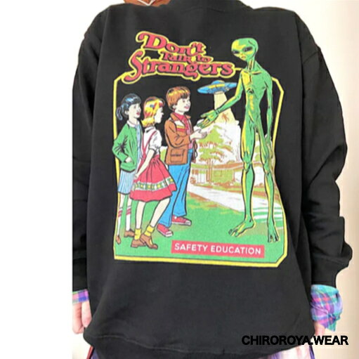 【即納】STEVEN RHODES / SWEAT SHIRT-Don't talk to strangers