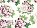 【転写紙】ぼたん(大)/ 牡丹 芍薬 花 シャクヤク peony 着物帯 ひな人形 ひなまつり 祭り 和柄 和風 日本 春 女の子 お正月 和食器 お重 ピンク 七五三お祝い
