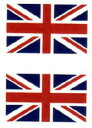 【転写紙】ユニオンジャック(中)2ピース / unionjack イギリス ロンドン London 国旗 イングリッシュイングランド赤青レッドブル—
