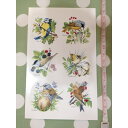 【転写紙】ベリー&バード(6種類セット) / 野鳥 つがい 鳥好き 木の実 果実 フルーツ bird 花柄 flower フラワー カフェ 北欧風 プレゼント