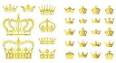 白磁用転写紙NR-m 13482 ゴールデンクラウン(ブライトゴールド)/ 金色 golden 本金 王冠 かんむり