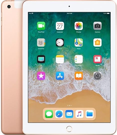 （中古） Apple iPad (第6世代) Wi-Fi モデル 32GB ゴールド 9.7インチ 【Cランク品】【送料無料 】