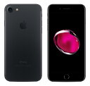 【最大2000円OFFクッポン★ポイントUP機会】【中古】整備済み Apple アップル iPhone7 32GB ブラック simフリー 【送料無料】