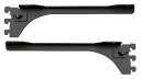 ウッドワン カナモノ フツウノ ブラック 棚板奥行き250・300mm用ブラケット 左右セット MKTTBS-2D-K