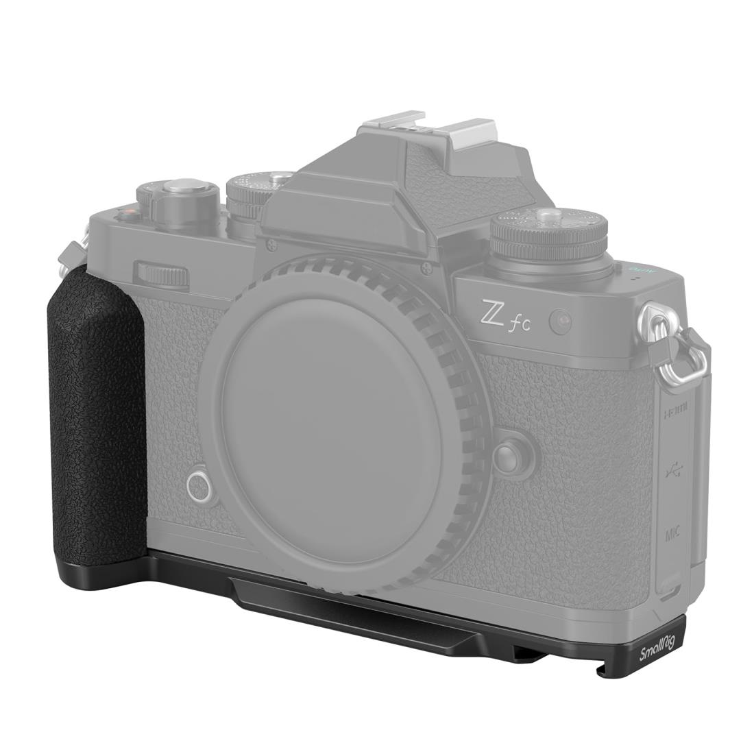 SmallRig Z fc用ハンドグリップ L 字型グリップホルダー Nikon Z fc カメラ用 1/4 -20 ネジ穴付きレトロスタイルサイドハンドル コールドシュー アルカ用クイックリリースプレート 軽量で快適 …