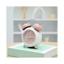めざまし時計 目覚まし時計 小型 ナイトライト 光る時計 卓上時計 静音 ダブルベル 大音量 置き時計 おしゃれ 北欧 子供 知育時計 かわいい アラームクロック 置時計 室内 インテリア 装飾 プレゼント ピンク