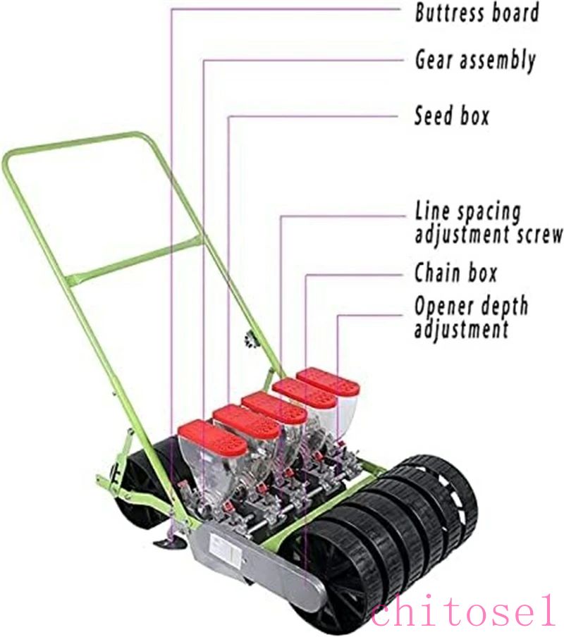 期間限定5%クーポン 種まき機 ガーデンシードスプレッダー 手動播種機 ピーナッツ...