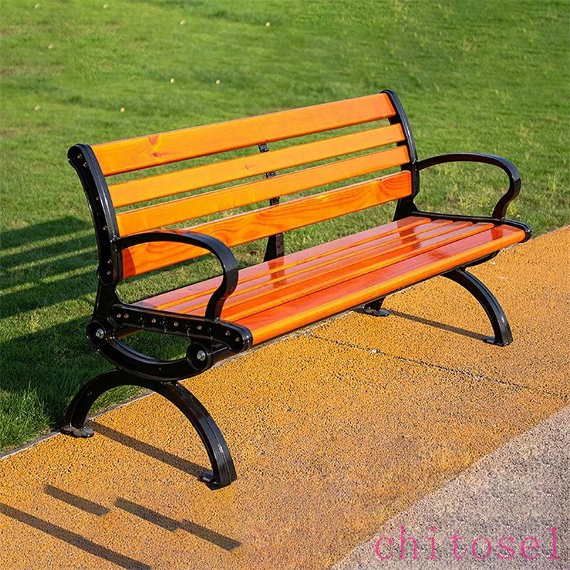 ガーデンベンチ ガーデンチェア パークベンチ 屋外 庭のベンチ 中庭や庭園に適したアームレストと背も..