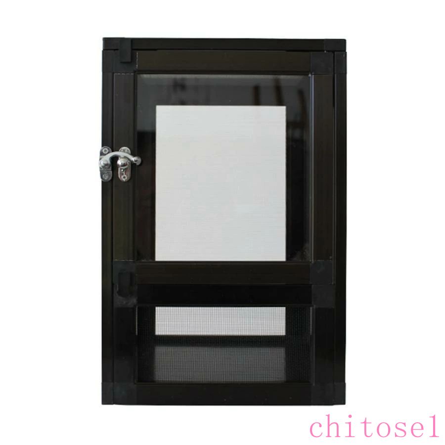 爬虫類 飼育ケージ 両生類 ケージ 室内換気良好 アルミ合金フレーム製 手入れが簡単 トカゲのカメ 観察室 カメレオン ヘビの給餌ケージ ボックス 組立式 飼育ケ