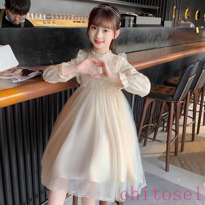 受験用 ワンピース キッズ用 150cm 春秋 お受験 可愛い 110cm シンプル 120cm 子供服 誕生日Kid キッズワンピース 洋服 お祝い 160cm フォーマル キッズ 130cm 女の子 イベント 140cm 子供用 ジュニア Dress 通学 裏起毛 長袖ワンピース 女児 韓国風 礼服 子ども服