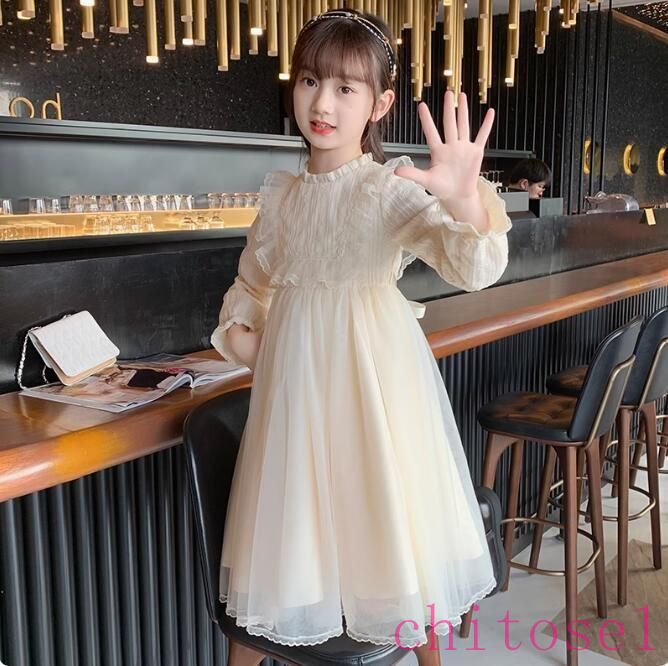 受験用 ワンピース キッズ用 150cm 春秋 お受験 可愛い 110cm シンプル 120cm 子供服 誕生日Kid キッズワンピース 洋服 お祝い 160cm フォーマル キッズ 130cm 女の子 イベント 140cm 子供用 ジュニア Dress 通学 裏起毛 長袖ワンピース 女児 韓国風 礼服 子ども服