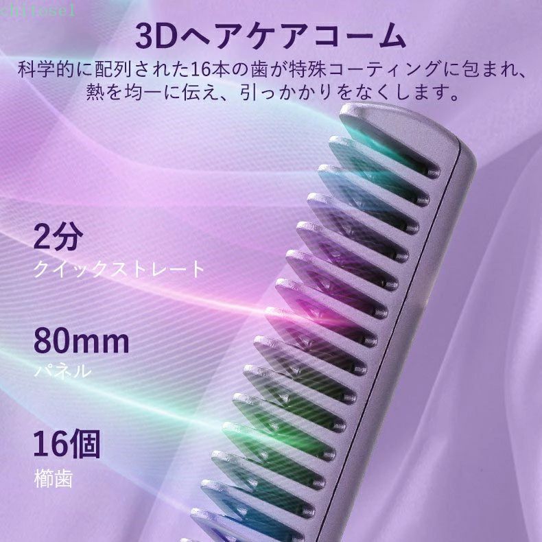 期間限定5%クーポン コードレス 液晶ディスプレイ 在庫一掃 ヒートブラシ ヘアアイ...