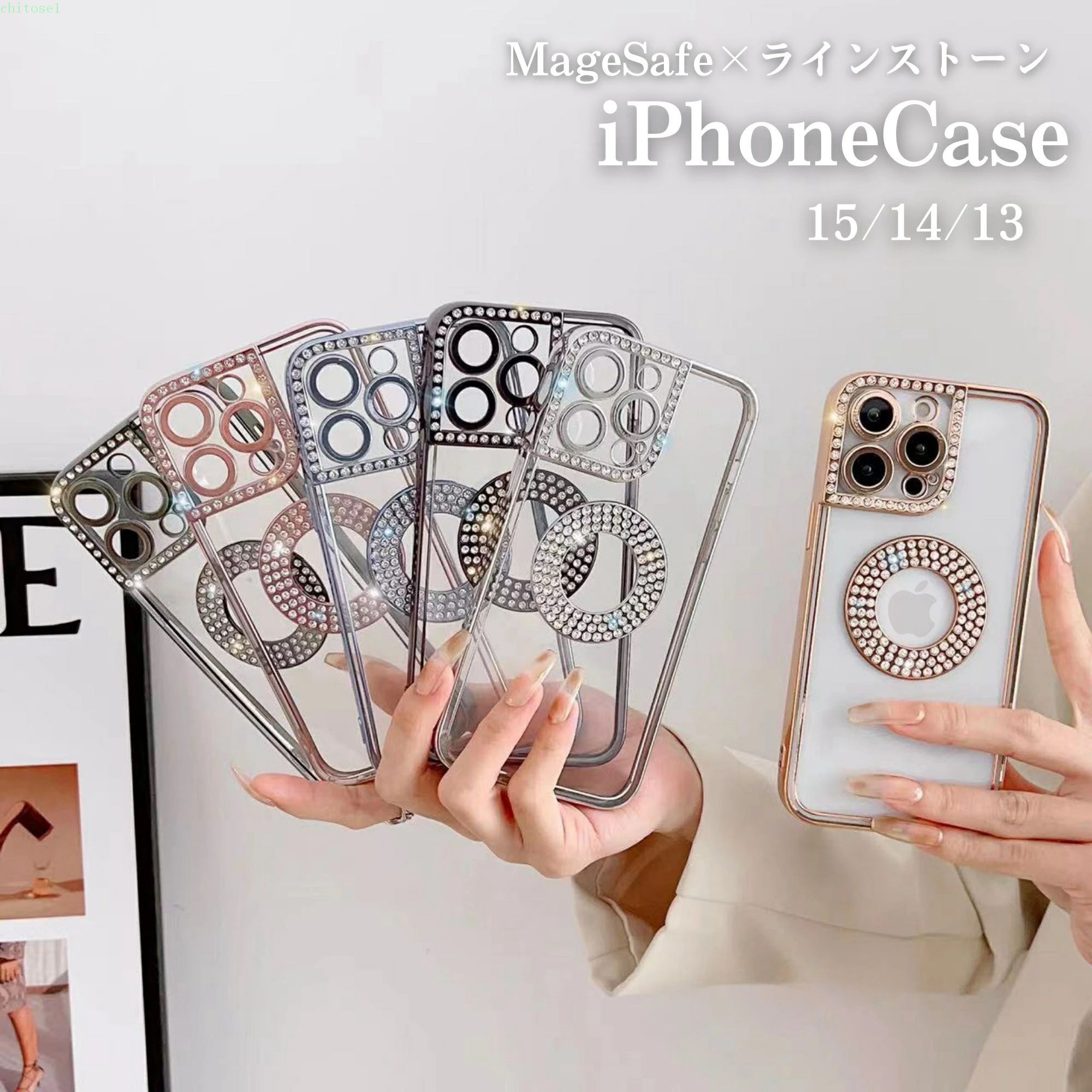 樂天商城 - 期間限定5%クーポン ケース クリアケース iPhoneケース スマホケース chitose1 レンズカバーレス 耐衝撃 韓国 かわいい 透明 クリア カメラ保護 おしゃれ 大人かわいい 可愛い 大人 女子 きらきら