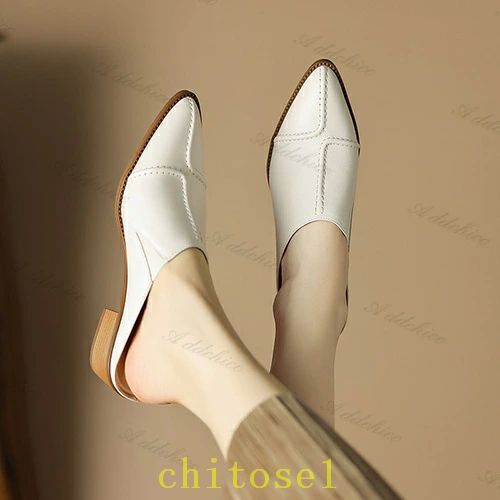 Other - 期間限定5%クーポン シ 疲れない 歩きやすい 旅行 上品 おしゃれ 靴 chitose1 ローヒール レディース シューズ チャンキーヒール サンダル 4cm 太ヒール 本革 家庭用 多機能 実用的 使いやすい