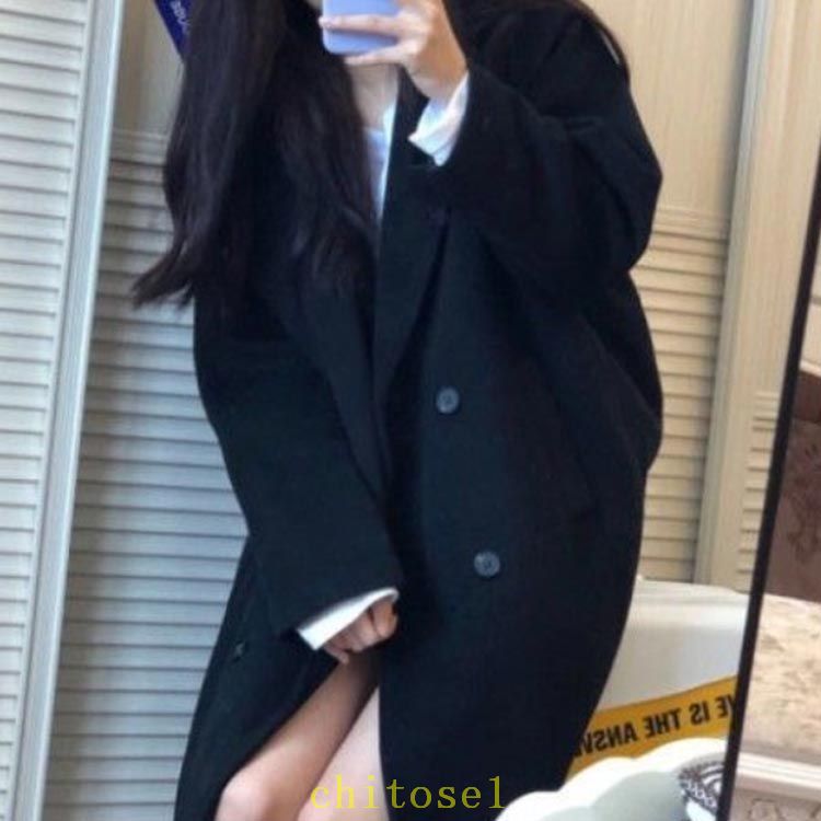 ピーコート レディース 女子 Pコート メルトンコート ダッフルコート ボタン 秋冬 通勤 通学 制服 オフィス 学生 フォーマル スクール ロング丈 ショット 綿入り おしゃれ かわいい 送料無料 ブラック 黒