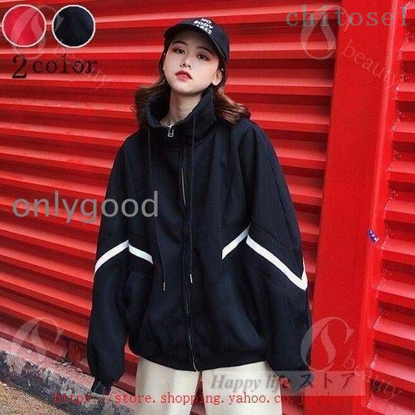 乐天商城 - 期間限定5%クーポン レディース 防風 ウインドブレーカー 高校生 韓国 ファッション マウンテンパーカー 大きいサイズ アウター ブルゾン ジャンパー おしゃれ ゆったり chitose1 撥水 通勤