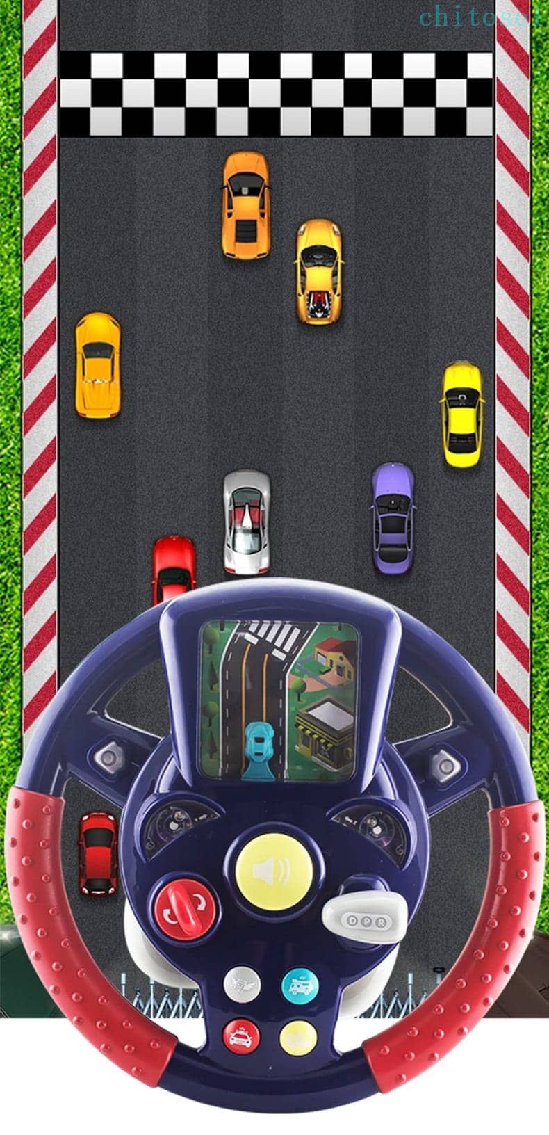期間限定5%クーポン 車のハンドルおもちゃ ハンドル ドライバー ごっこ遊び 運転ゲーム chitose1 ドライブ ライト 音楽 サイレン 吸盤付き 出産祝い 誕生日 室内遊び 知育 ギフト 定番 実用的 3