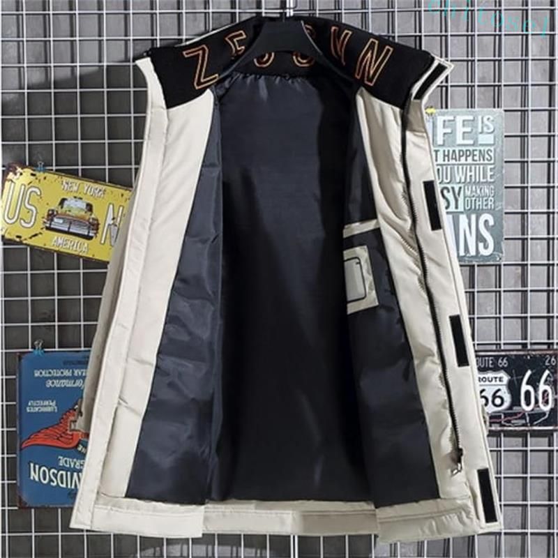 ベンチコート メンズ ダウンジャケット 分厚い 防寒保温 ロングコート 極暖 冬服 無地 ハイネック 通勤通学 ブルゾン スポーツ 軽量 おしゃれ 中綿ジャケット