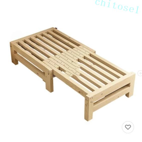 期間限定5%クーポン ソファベッド 木製 伸長式 110-200CM 純粋な松材で作られています 北欧風 通気性 一人暮らし 簡単な組み立て ナチュラル 横:60/70/80 chitose1 多機能 軽量 大容量 省スペース 家庭用