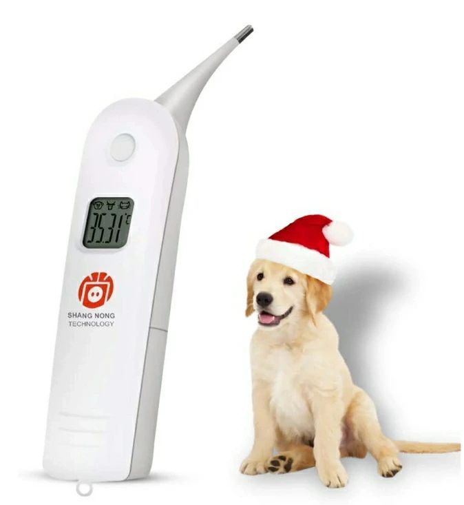 動物用体温計電子体温計 ペット温度計 最速の測定時間は6秒に達することができます、です犬、猫、馬、..