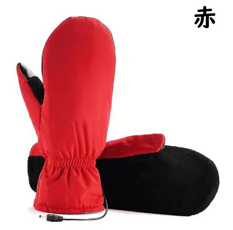 期間限定200円クーポン 電熱手袋 温度調節 バイク 電熱グローブ USB 冬用 最強 バイクグローブ 電熱 ス..