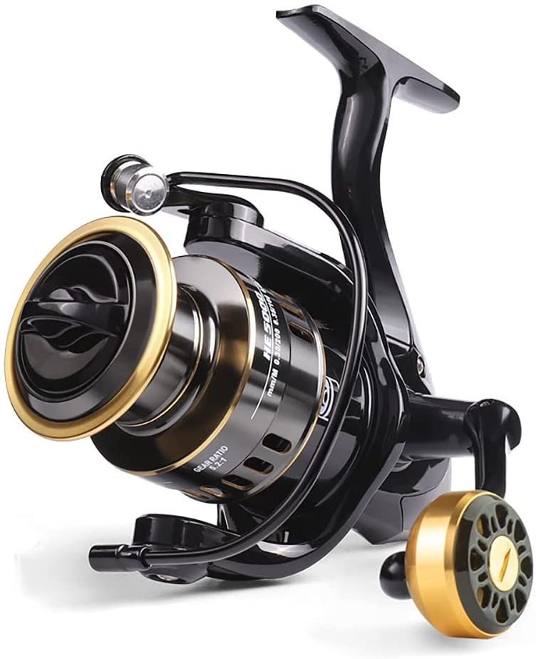 Boat Fishing - 期間限定5%クーポン 耐衝撃 軽量 バス釣り 管釣り 堤防釣り 沖釣り 淡水海水釣り汎用 木製握りボール スピニングリール リール ジギング 遠投リール 初心者最適 全金属12BB 5.2:1 左右交換 chitose1