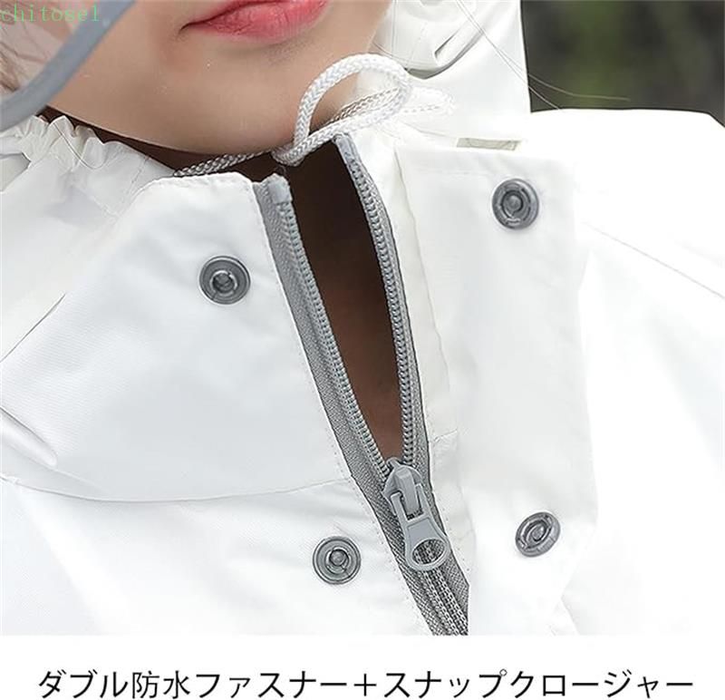キッズ レインコート 上下セット ランドセル対応 男女兼用 雨具 超撥水 ゴム付きの袖 反射 二重防水 防水 カッパ 通学 自転車 遠足 キャンプ アウトドア 梅雨対策 レインウェア 女の子 男の子 小学生 中学生 子供用