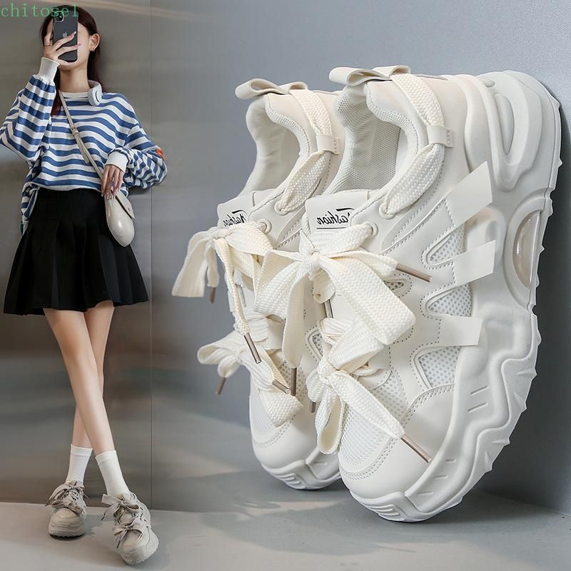 ダッドスニーカー レディース 韓国 学生 通勤 通学(4.0)