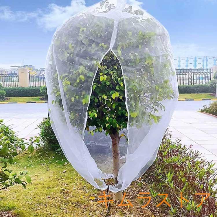 期間限定5%クーポン 200*200cm 防鳥ネット プランター用 園芸用ネット 株式会社錦 網 ファスナー付き 植物保護袋 虫害対策 防虫ネット 野菜網 ジッパ chitose1 定番 実用的 便利 2