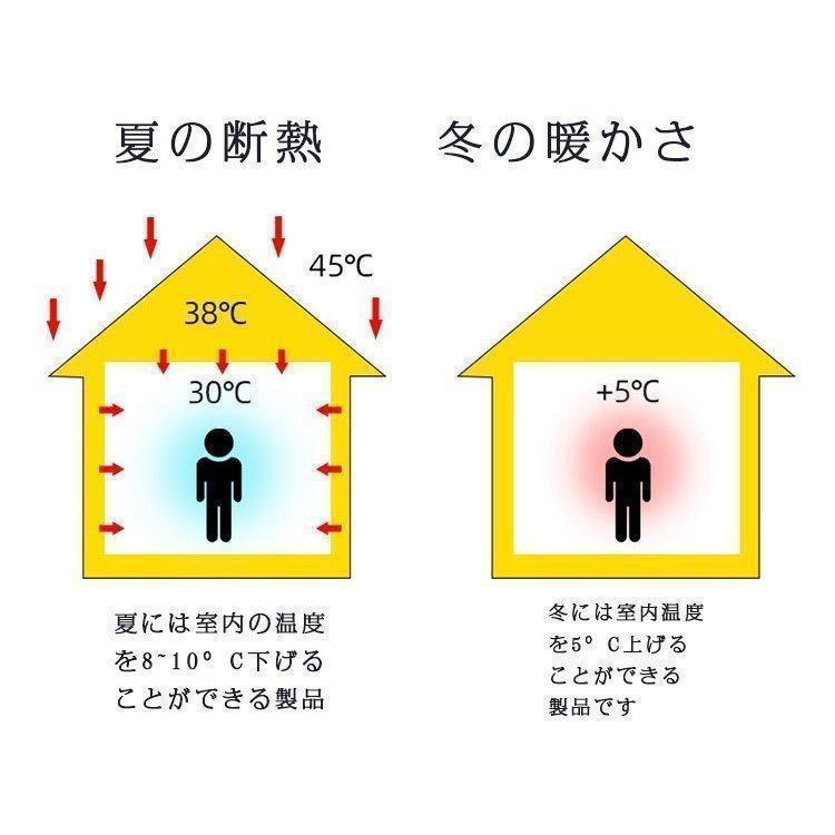 期間限定5%クーポン 遮熱シート窓ガラス断熱防音防音シートアルミ断熱? 株式会社錦...